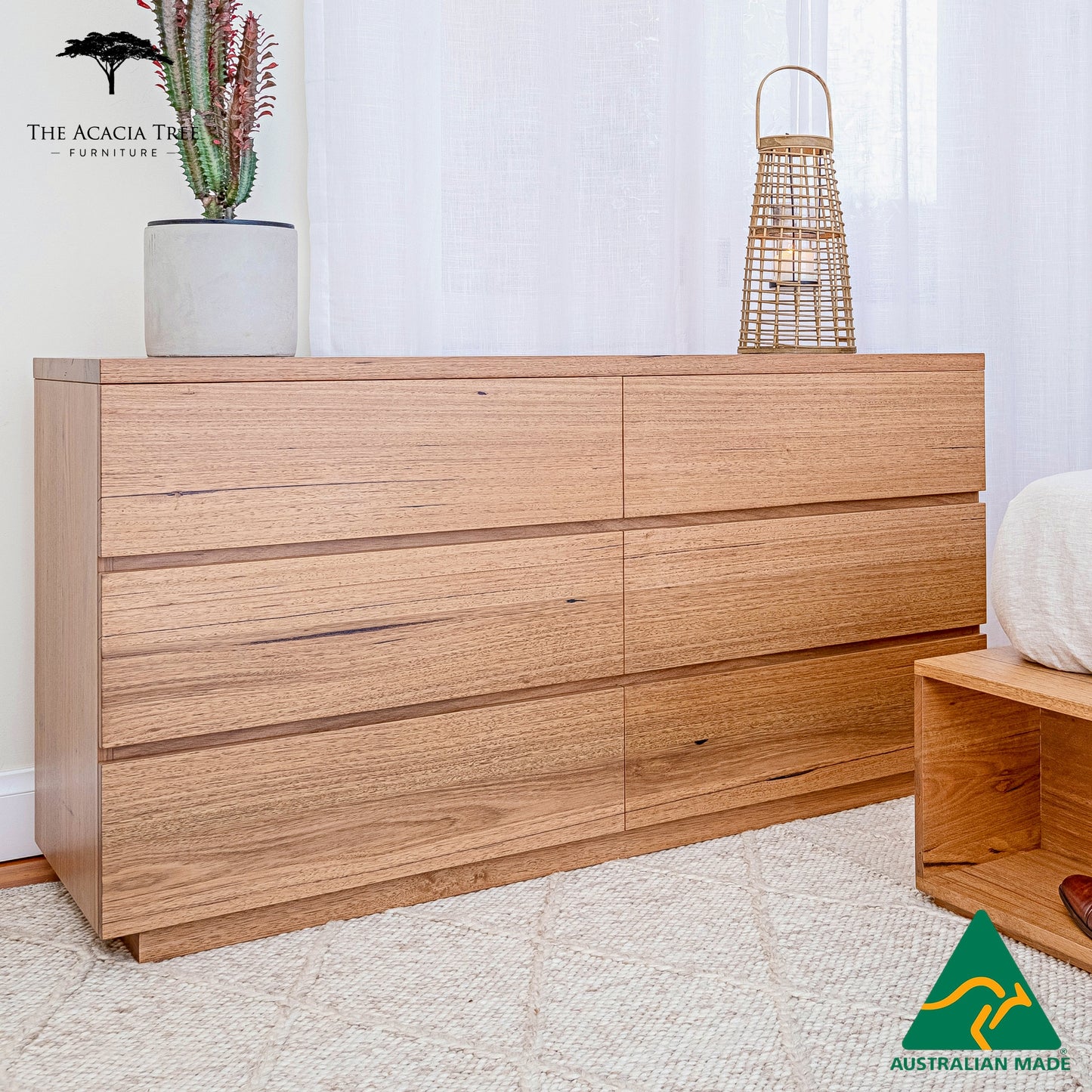 Elijah 6 Drawer Dresser - Made in Australia