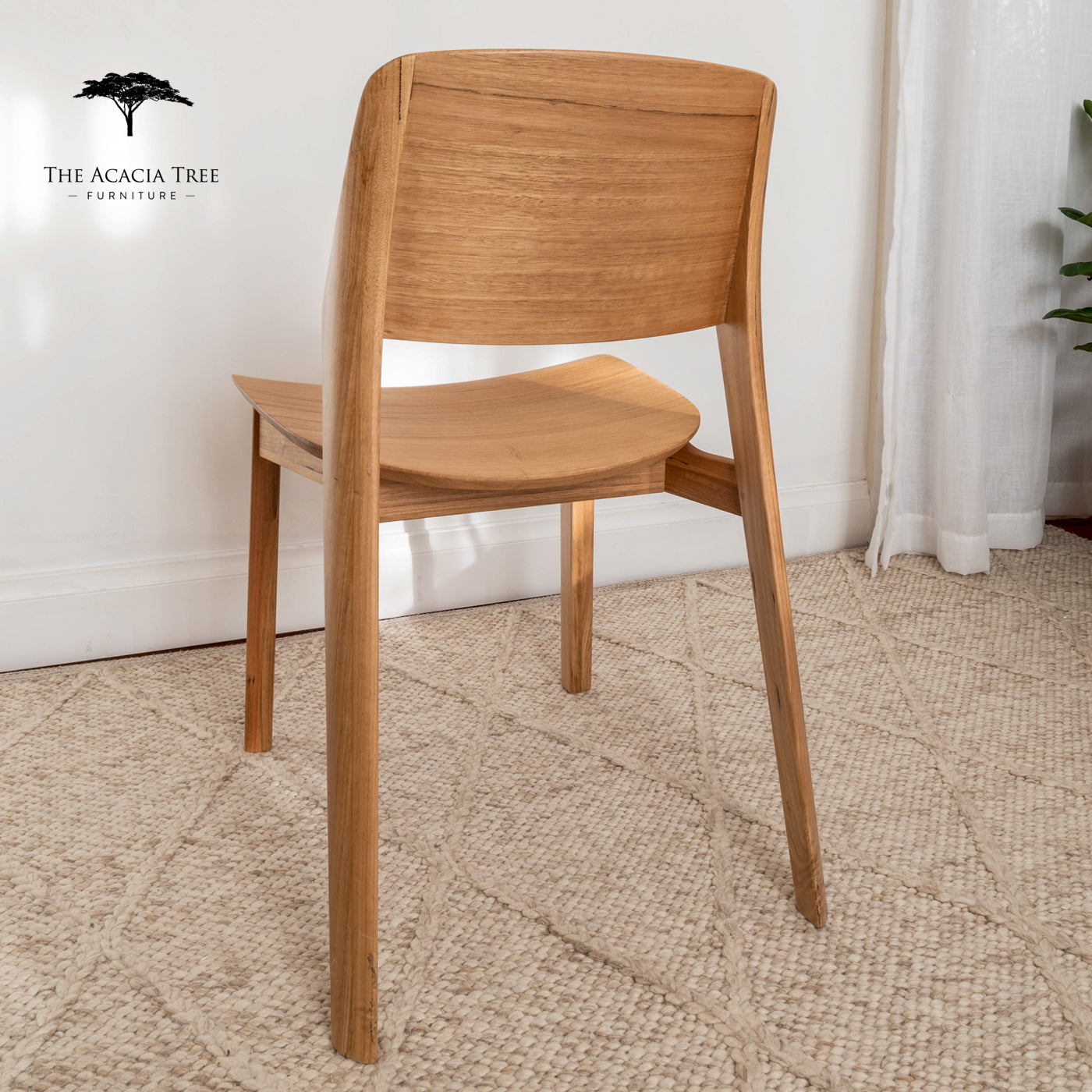 Ex Demo Set of 6 x Pisa Solid Messmate Hardwood Dining Chair
