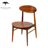 Lotus (Natural) Solid Messmate Australian Hardwood Dining Chair Solid Seat