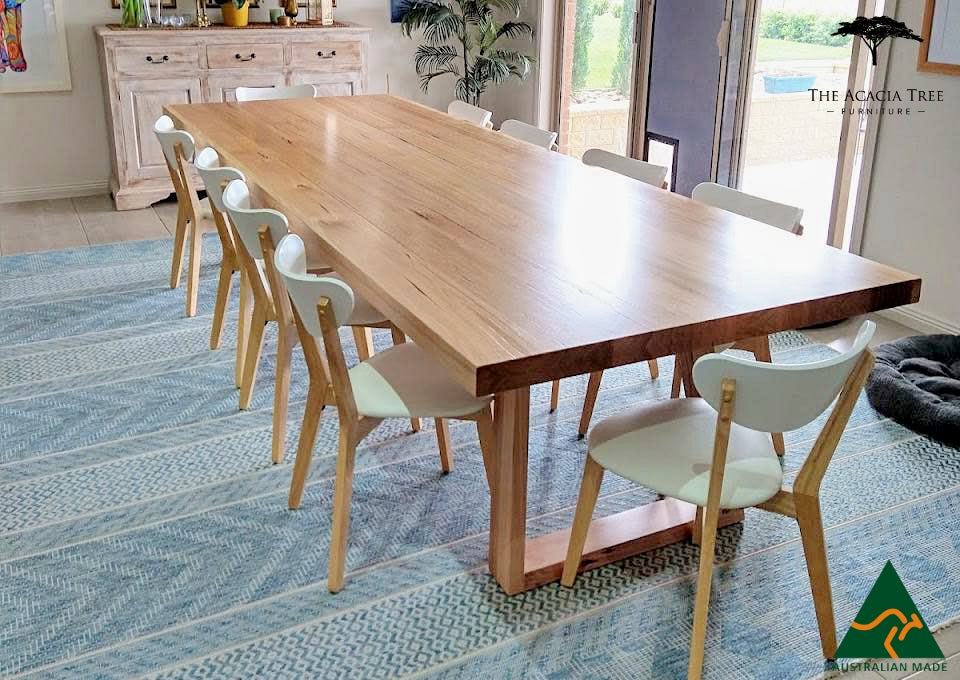 Hamilton Solid Messmate Dining Table - Made in Australia