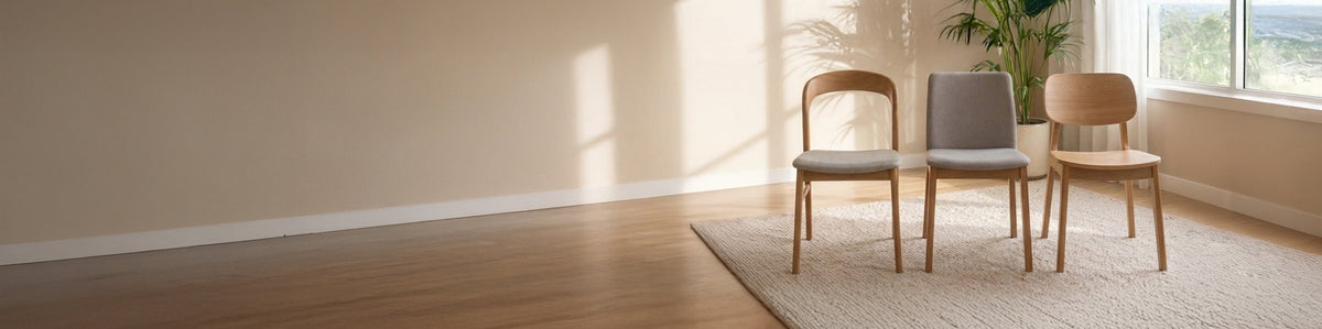 Timber & Upholstered Dining Chairs