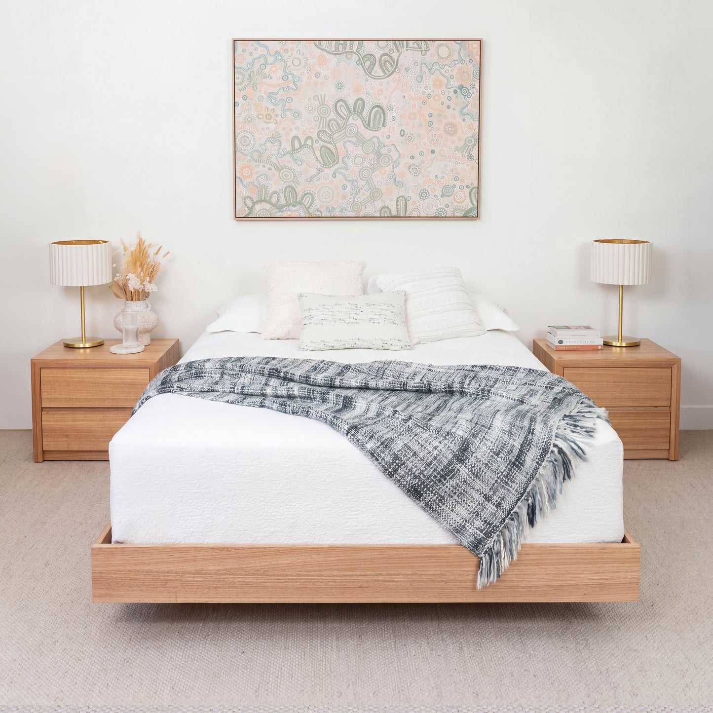 Yakka Base Tasmanian Oak Signature Bed Frame