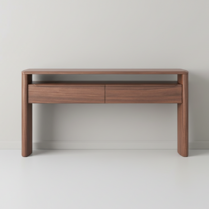 Mystis Walnut Hall Table