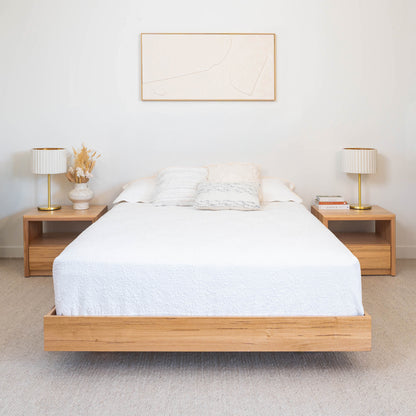 Yakka Base Tasmanian Oak Feature Grade Bed Frame
