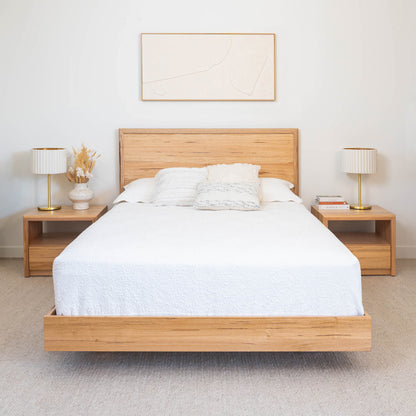 Yakka Tasmanian Oak Feature Grade Bed Frame