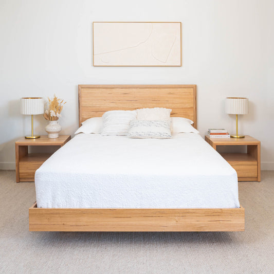 Yakka Tasmanian Oak Feature Grade Bed Frame