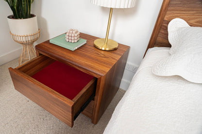 Yakka Blackwood Heritage Bedside Table (2 Drawer)