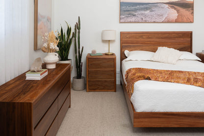 Yakka Blackwood Heritage Bedside Table (3 Drawer)