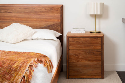 Yakka Blackwood Heritage Bedside Table (3 Drawer)