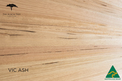 Osaka Vic Ash Feature Dining Table - Made in Australia