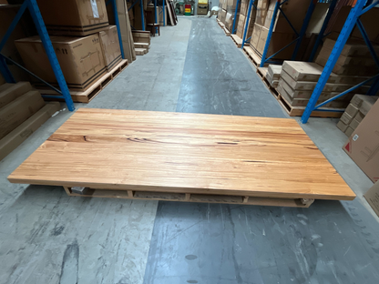 AS NEW 3.0m x 1.3m Hamilton Solid Messmate Dining Table - Made in Australia