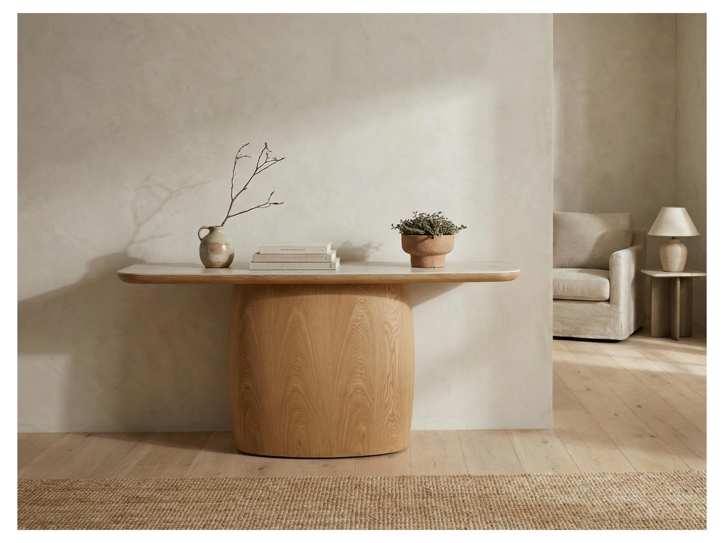 Bastia Ash Hall Table