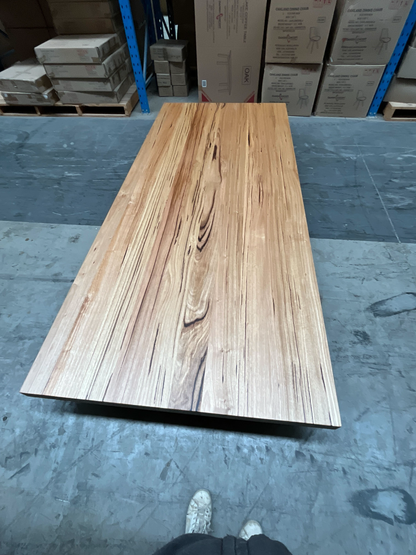 AS NEW 3.0m x 1.3m Hamilton Solid Messmate Dining Table - Made in Australia