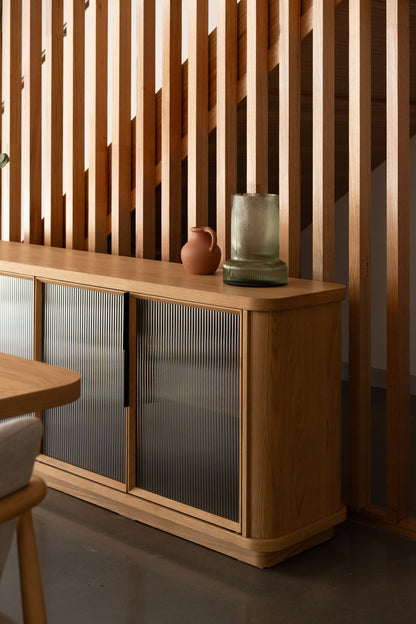 Asha American Oak Buffet