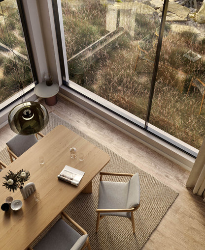 Asha American Oak Dining Table