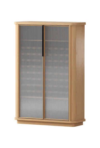 Asha American Oak Wine Cabinet