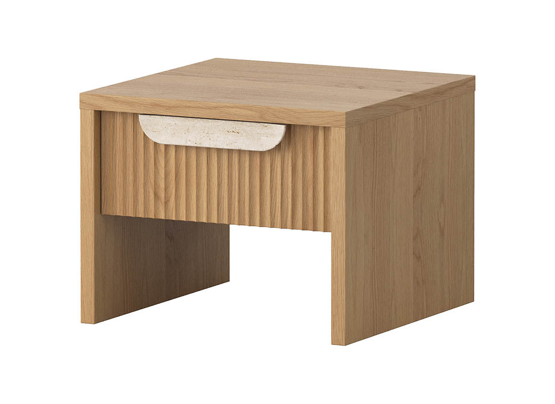 Akira American Oak Side & Lamp Table
