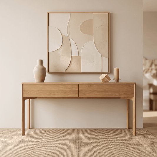 Achilles American Oak Hall Table