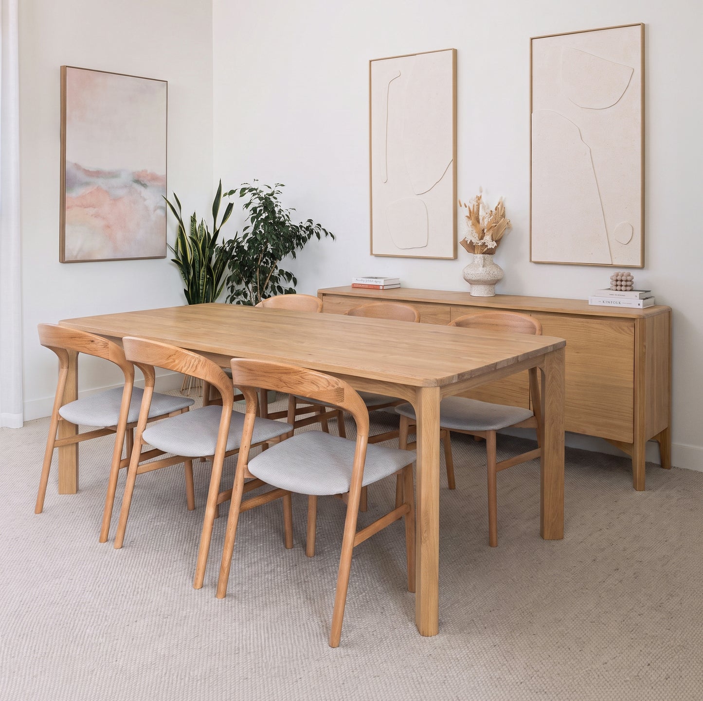 Achilles American Oak Dining Table