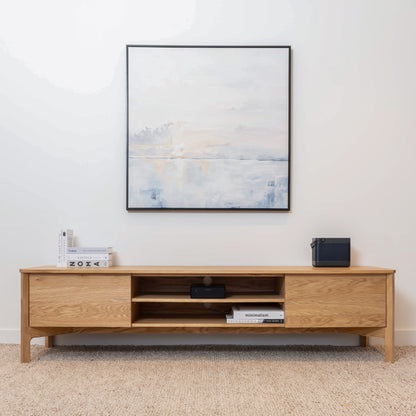 Achilles American Oak Entertainment Unit
