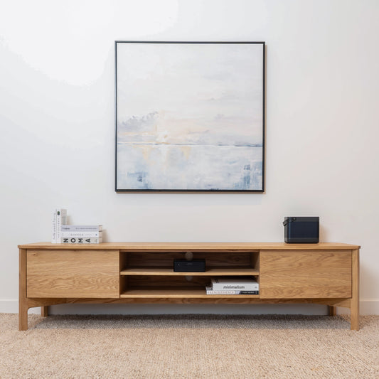 Achilles American Oak Entertainment Unit