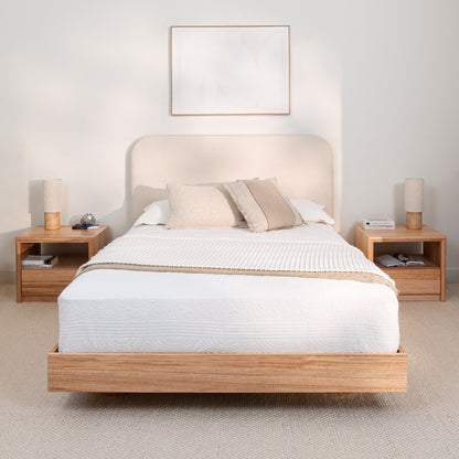Yakka Curve Tasmanian Oak Feature Grade Bed Frame