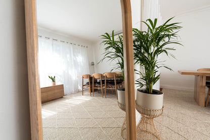 Ingrid American Oak Full Length Arch Mirror
