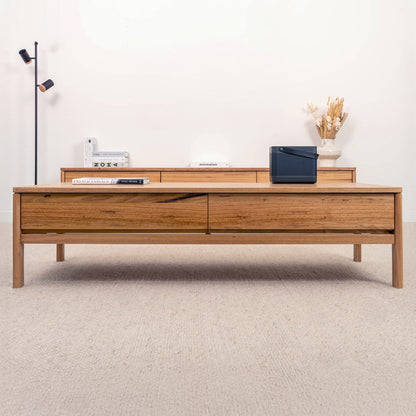 Athena Wormy Chestnut Coffee Table