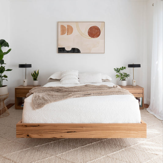 Aurora Fully Solid Australian Floating Bed Frame- Made in Australia