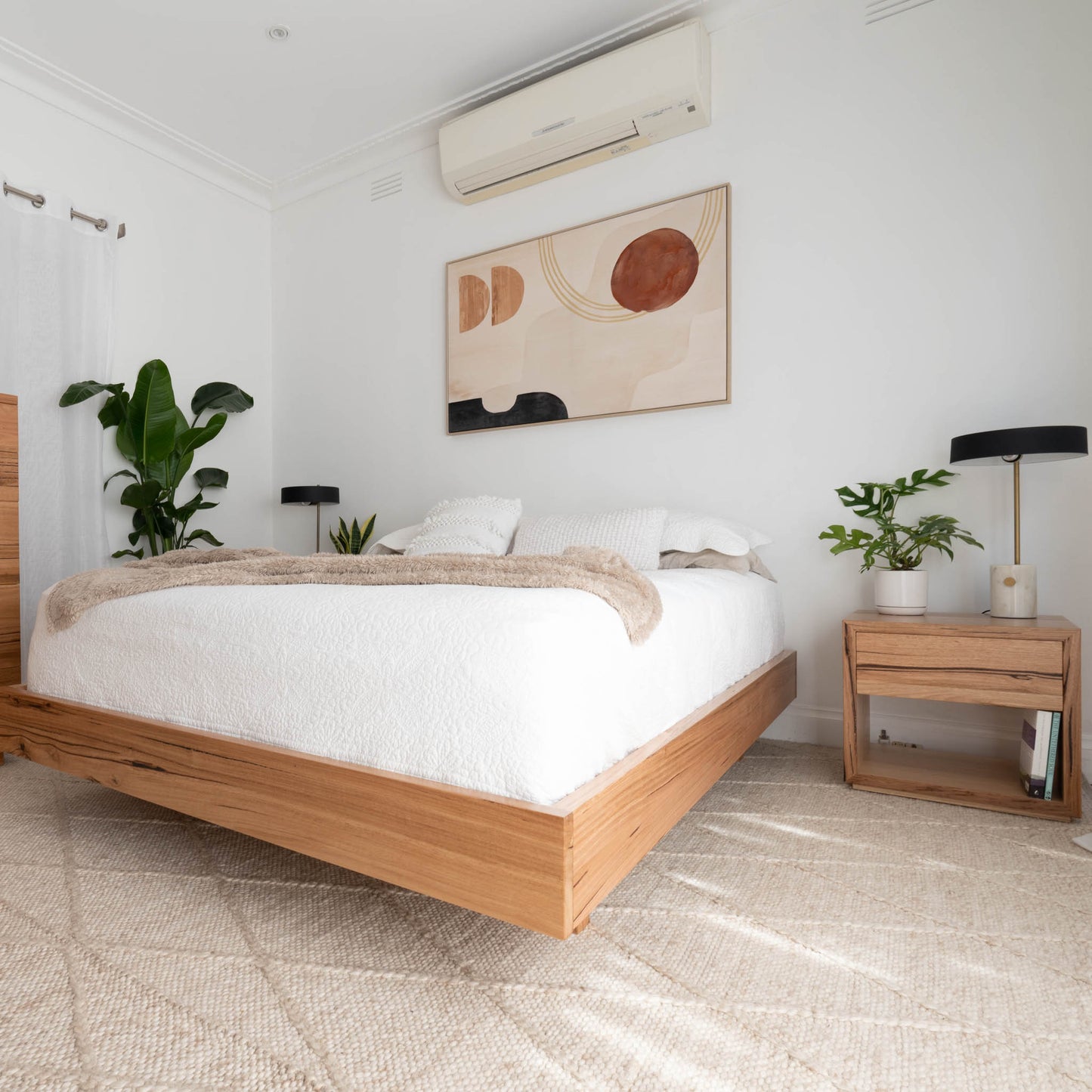 Aurora Fully Solid Australian Floating Bed Frame- Made in Melbourne