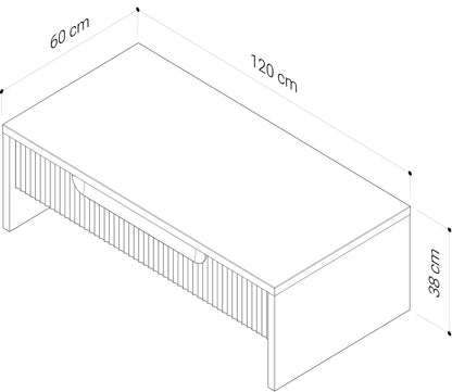 Akira American Oak Coffee Table