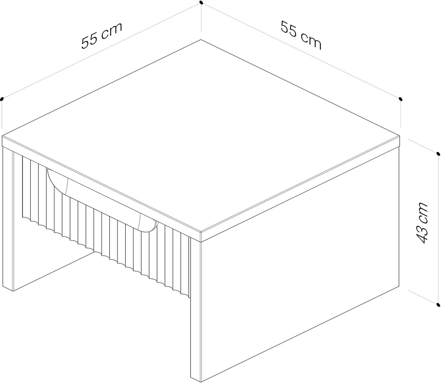 Akira American Oak Side & Lamp Table