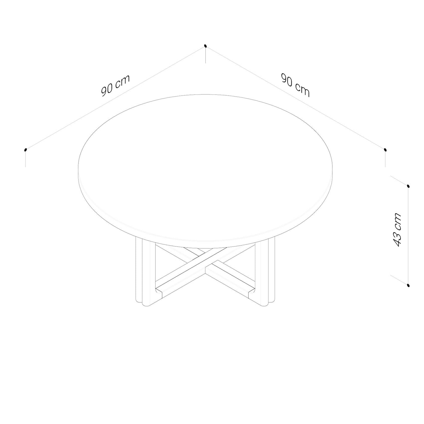 Blair Wormy Chestnut Coffee Table