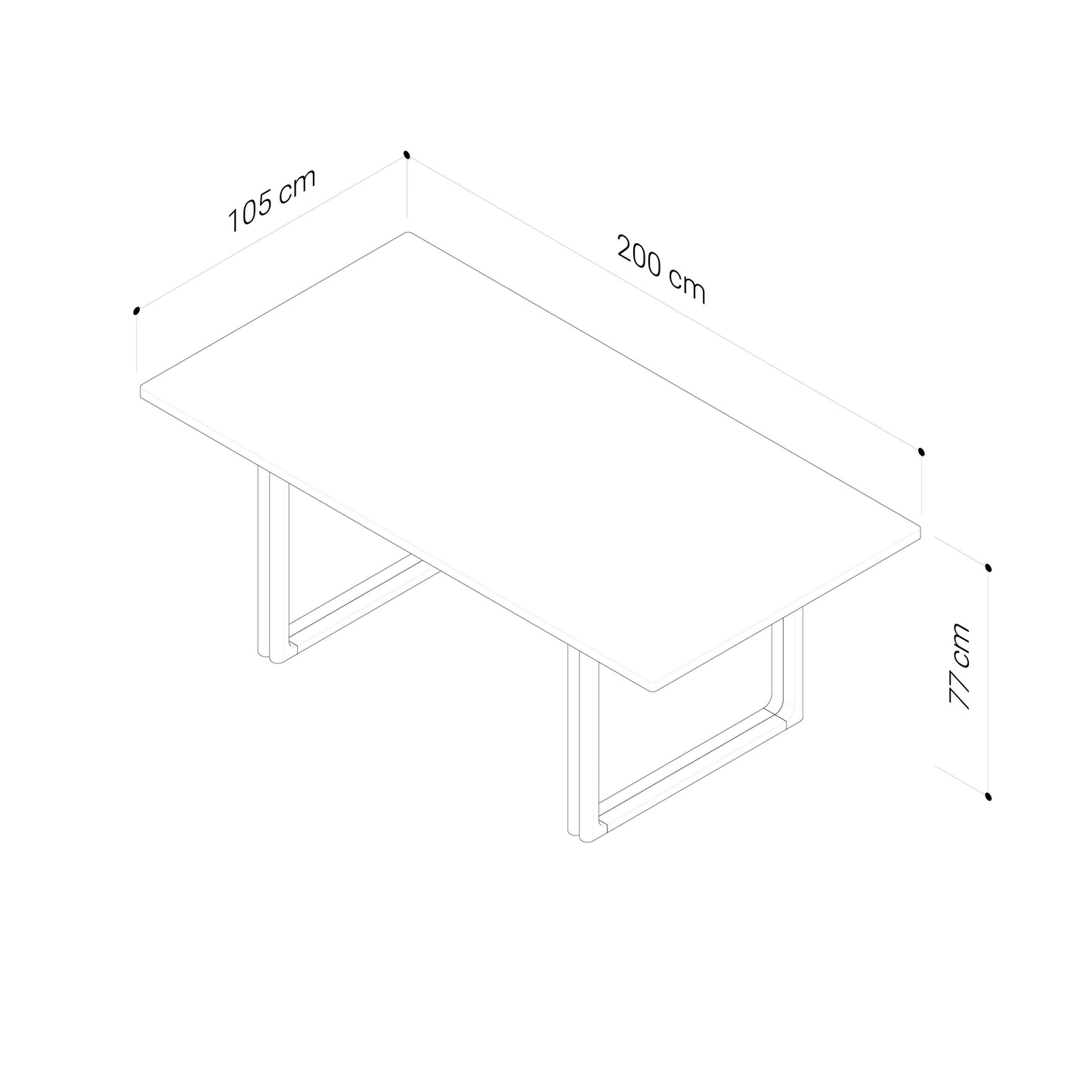 Blair Wormy Chestnut Dining Table