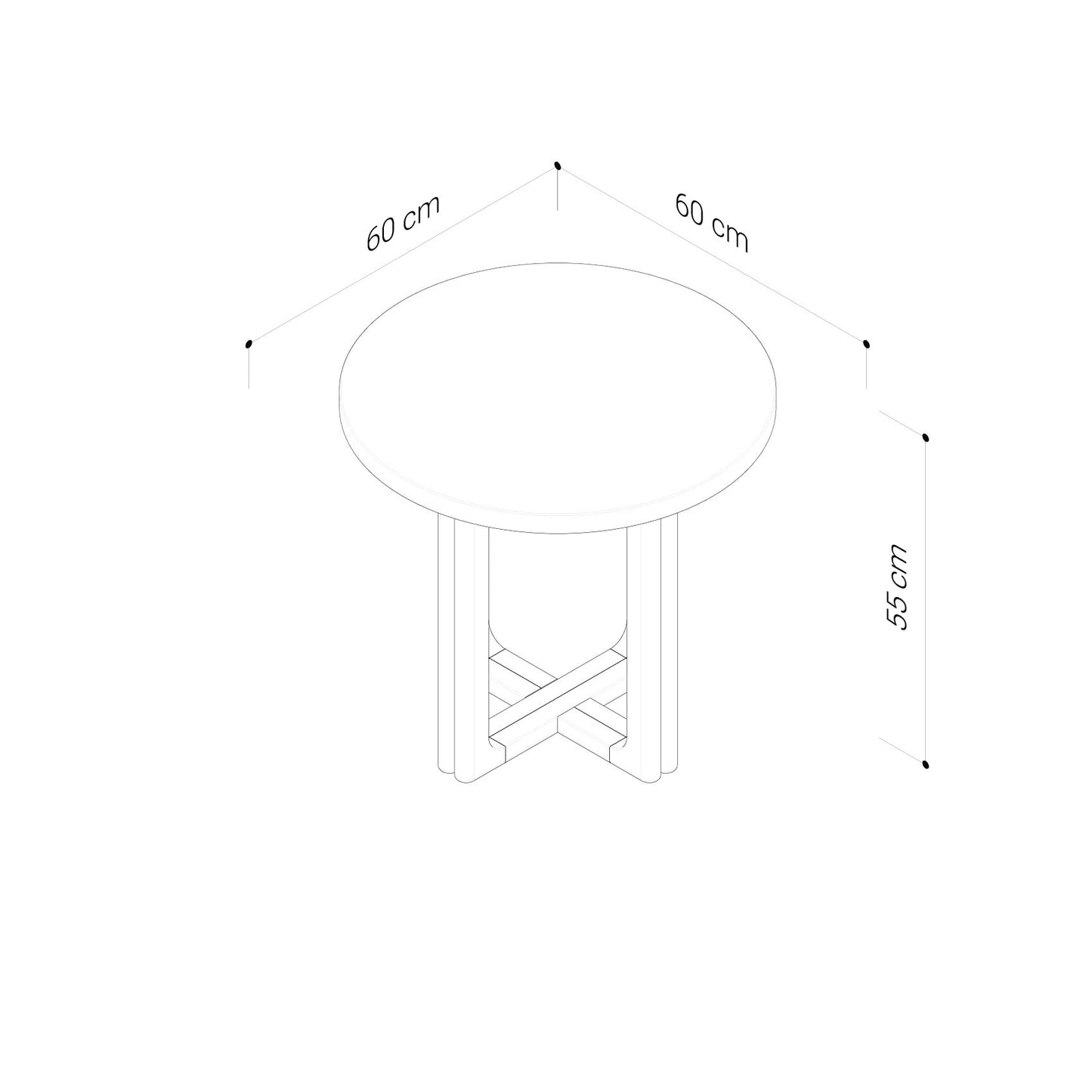 Blair Wormy Chestnut Side Table