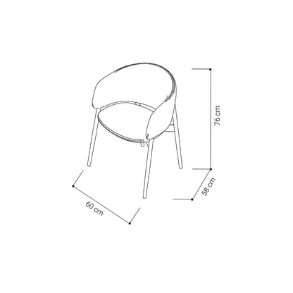 Bailey Upholstered Dining Chair