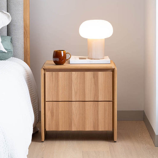 Brooklyn American Oak Bedside Table