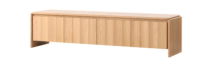 Brooklyn American Oak Entertainment Unit