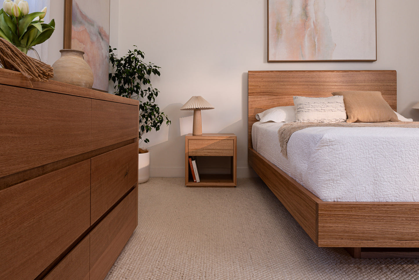 Kobe Live Edge Tasmanian Oak Bed Frame