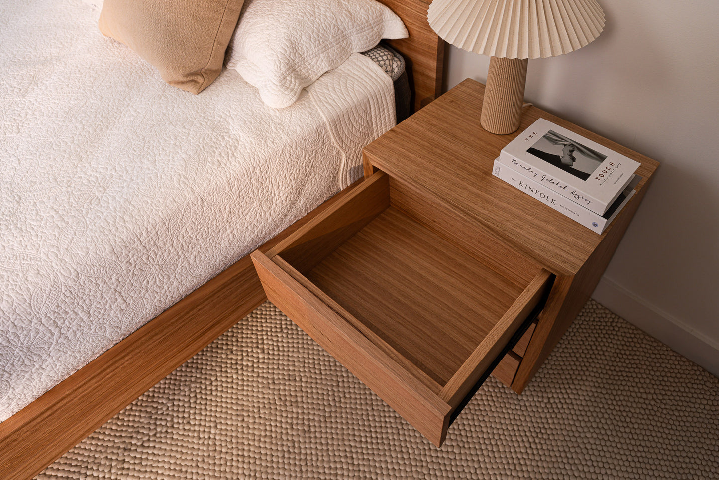 Kobe Live Edge Tasmanian Oak Bed Frame