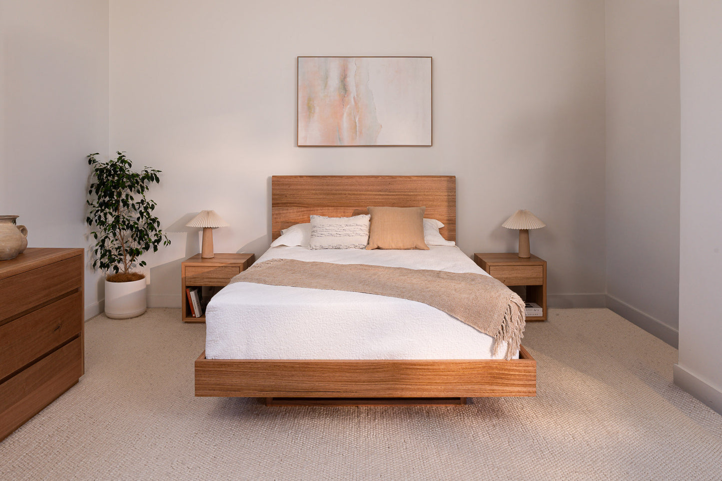 Kobe Live Edge Tasmanian Oak Bed Frame