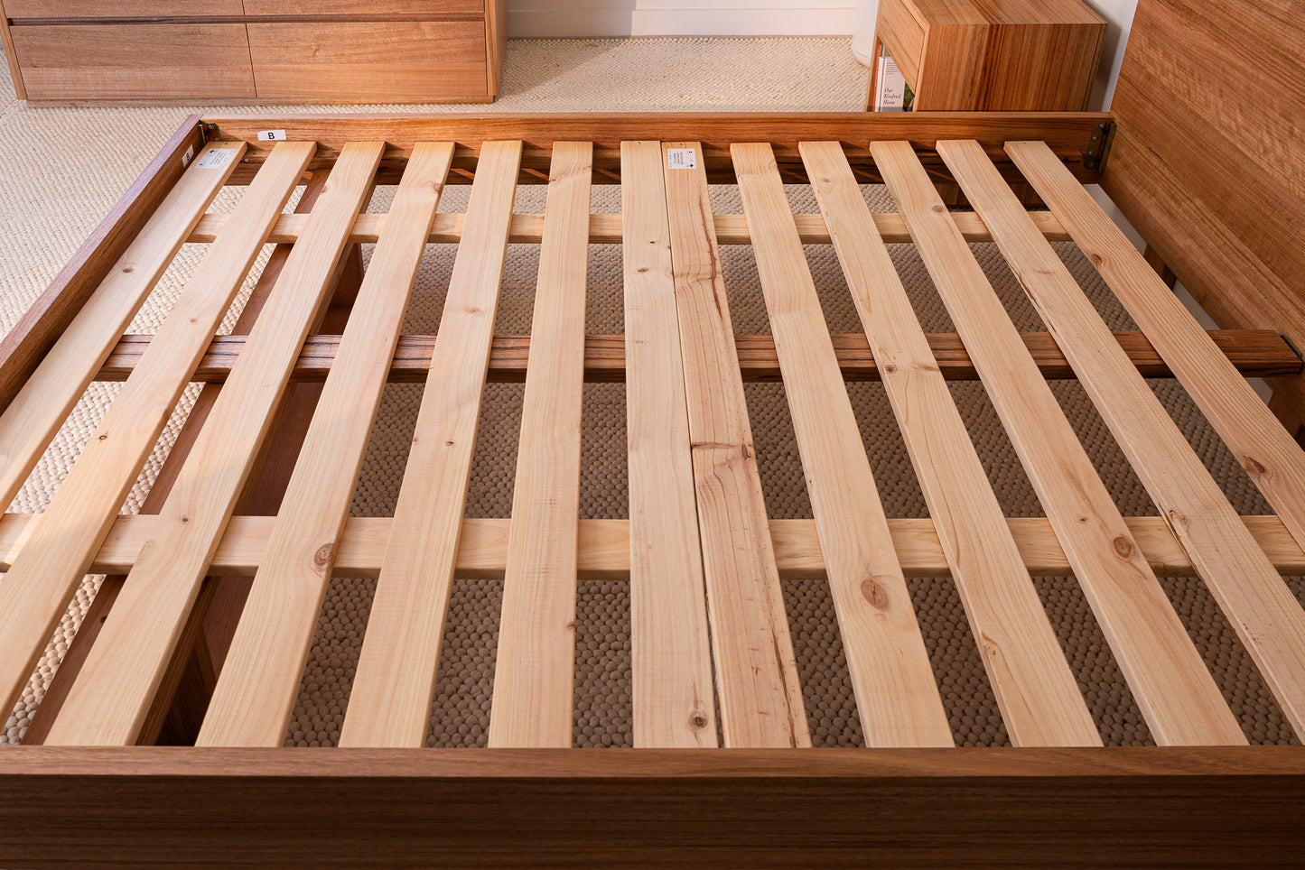 Kobe Live Edge Tasmanian Oak Bed Frame