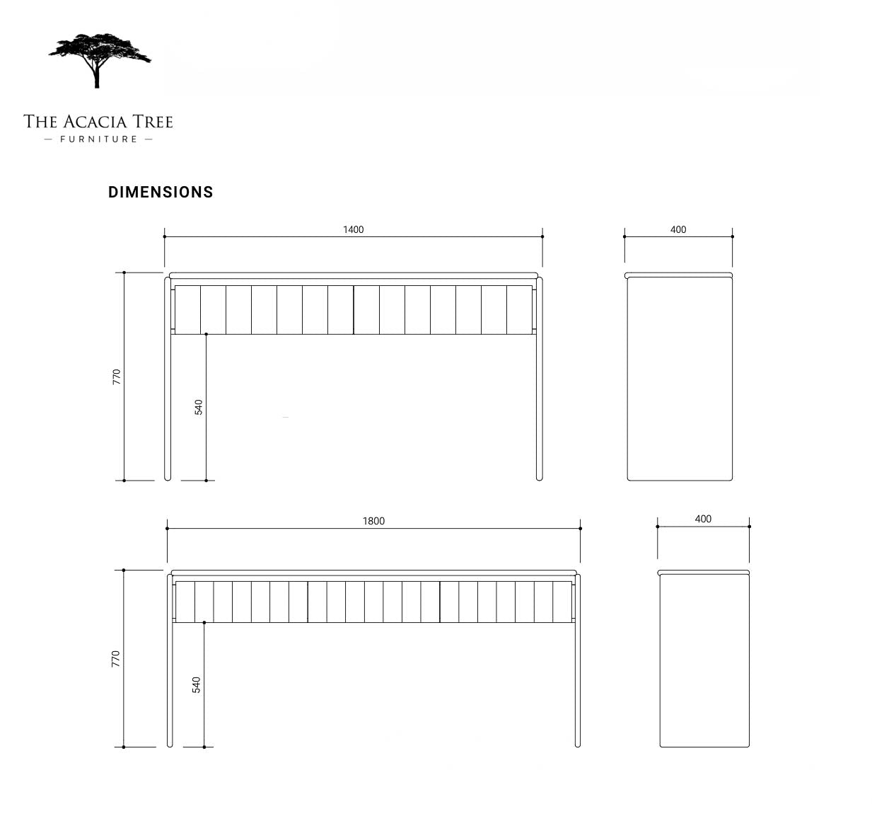 Brooklyn Oak Console Table