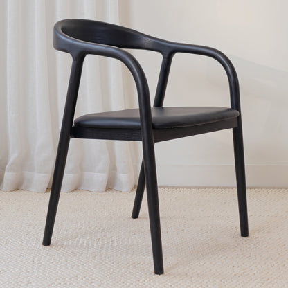 Chelsea Solid American Ash Oak Hardwood Dining Arm Chair