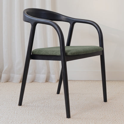 Chelsea Solid American Ash Oak Hardwood Dining Arm Chair