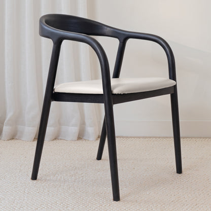 Chelsea Solid American Ash Oak Hardwood Dining Arm Chair