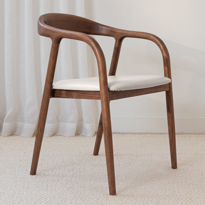 Chelsea Solid American Ash Oak Hardwood Dining Arm Chair