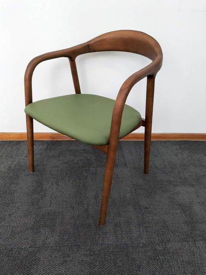 Chelsea Solid American Ash Oak Hardwood Dining Arm Chair
