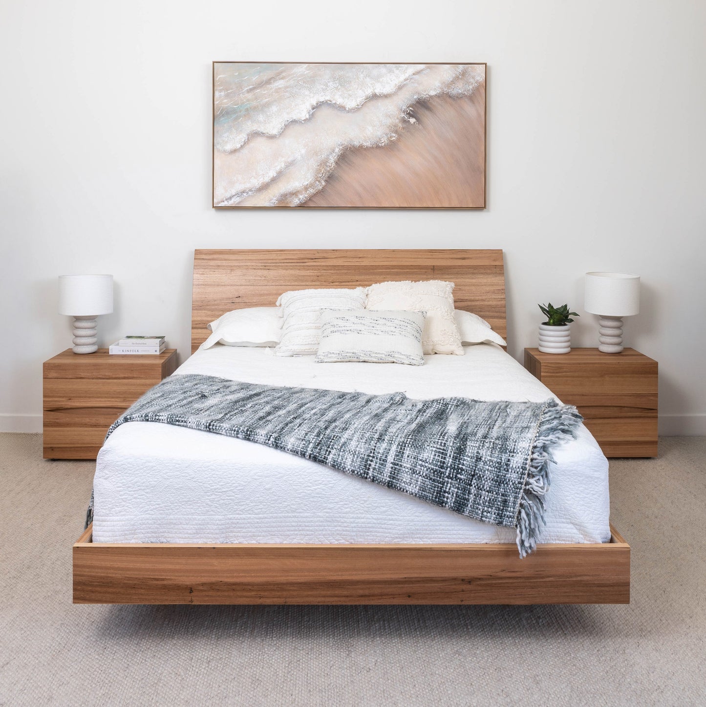 Citrine Wormy Chestnut Bed Frame