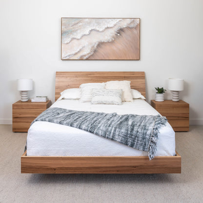 Citrine Wormy Chestnut Bed Frame